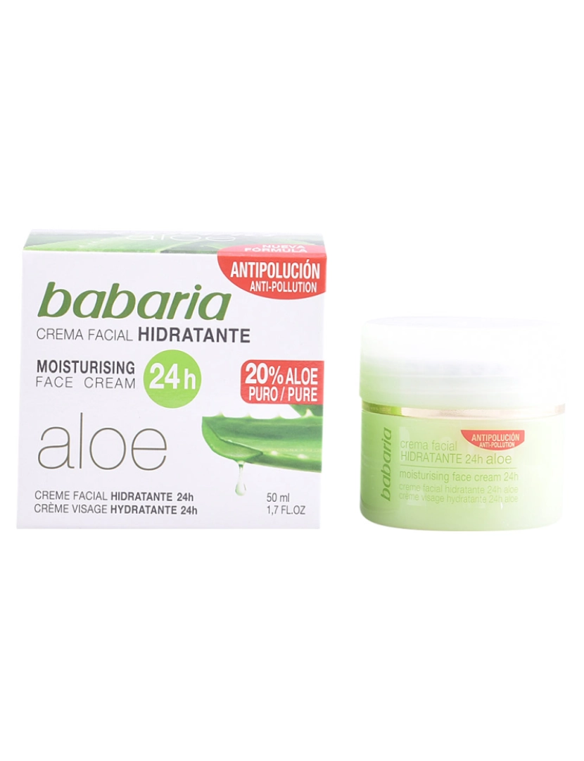 foto 1 de Creme Facial Hidratante 24H Aloe Vera 50Ml