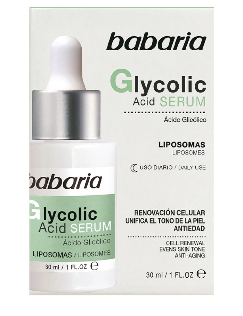 Babaria - Sérum facial com ácido glicólico