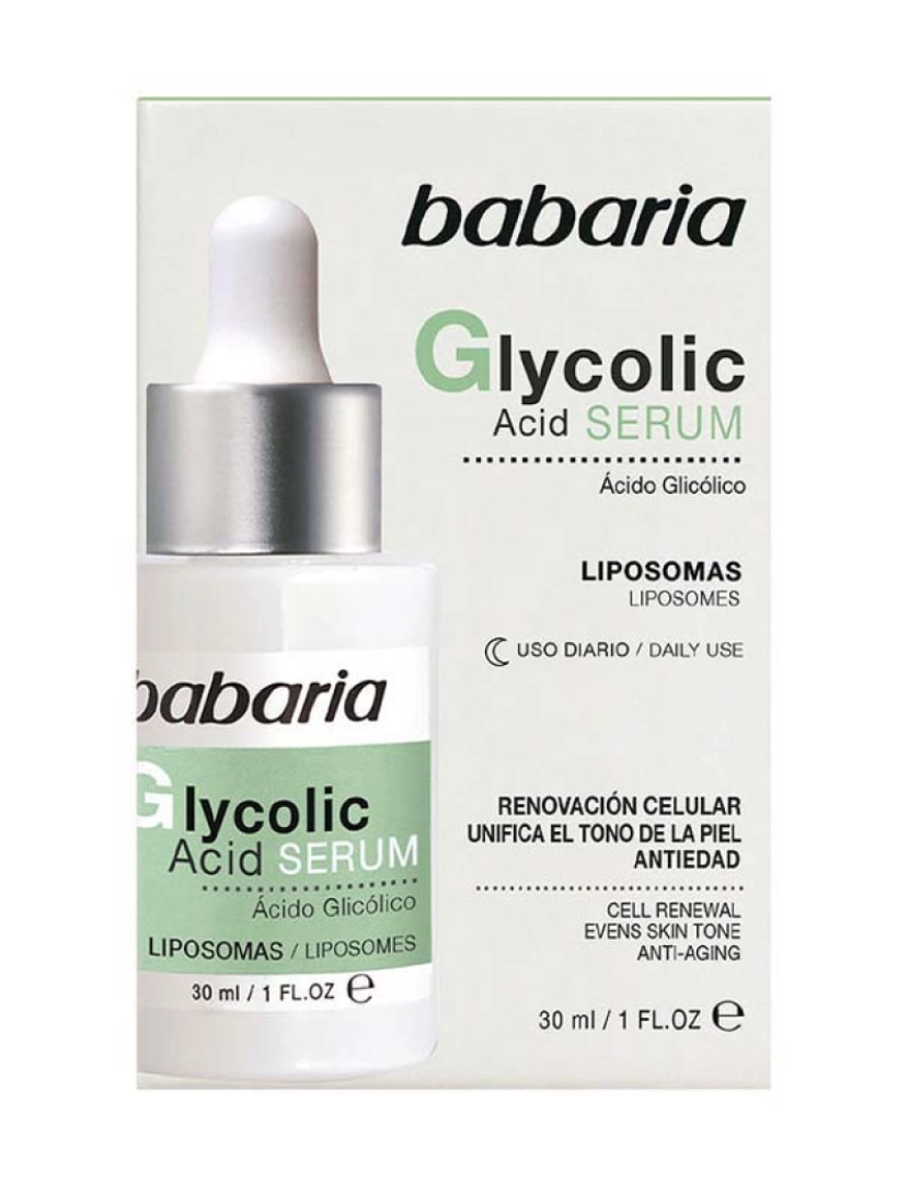 Babaria - Sérum facial com ácido glicólico