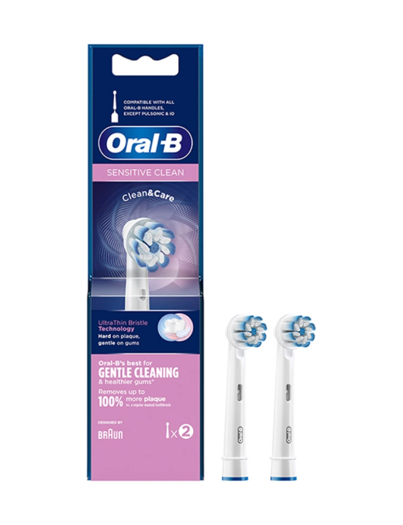 Oral-B - Cabeças Escova de Dentes Sensitive Clean 2Uds