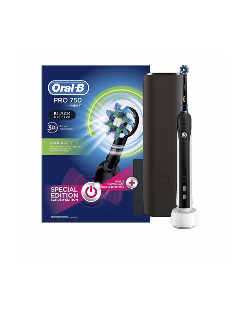 Oral-B - Cross Action Pro750 Escova Elétrica Lote 2 Pz