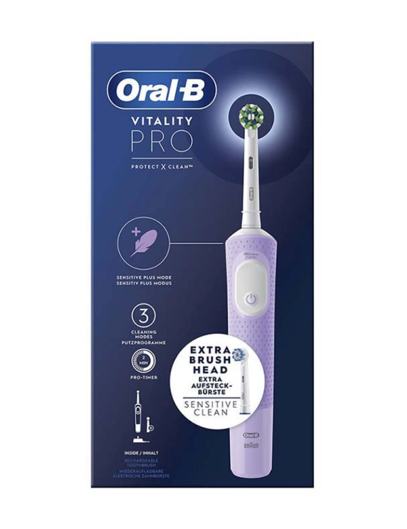 Oral-B - Vitality Pro Lila Escova Elétrica