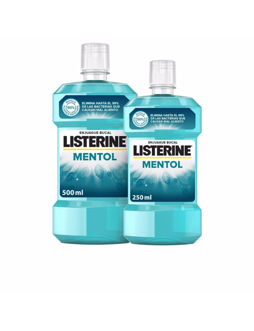 Listerine - Coffret Elixir Bucal Mentol 2pçs