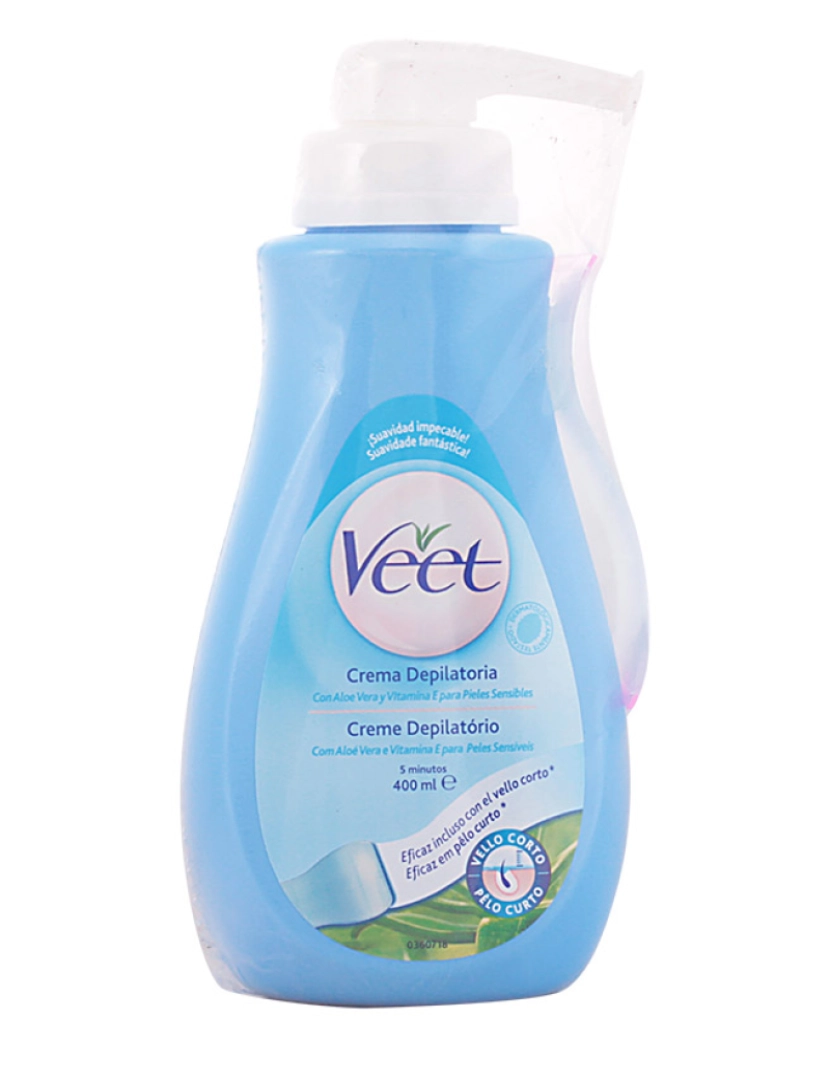 Veet - Crema Depilatoria Dosificador Piel Sensible Veet 400 ml
