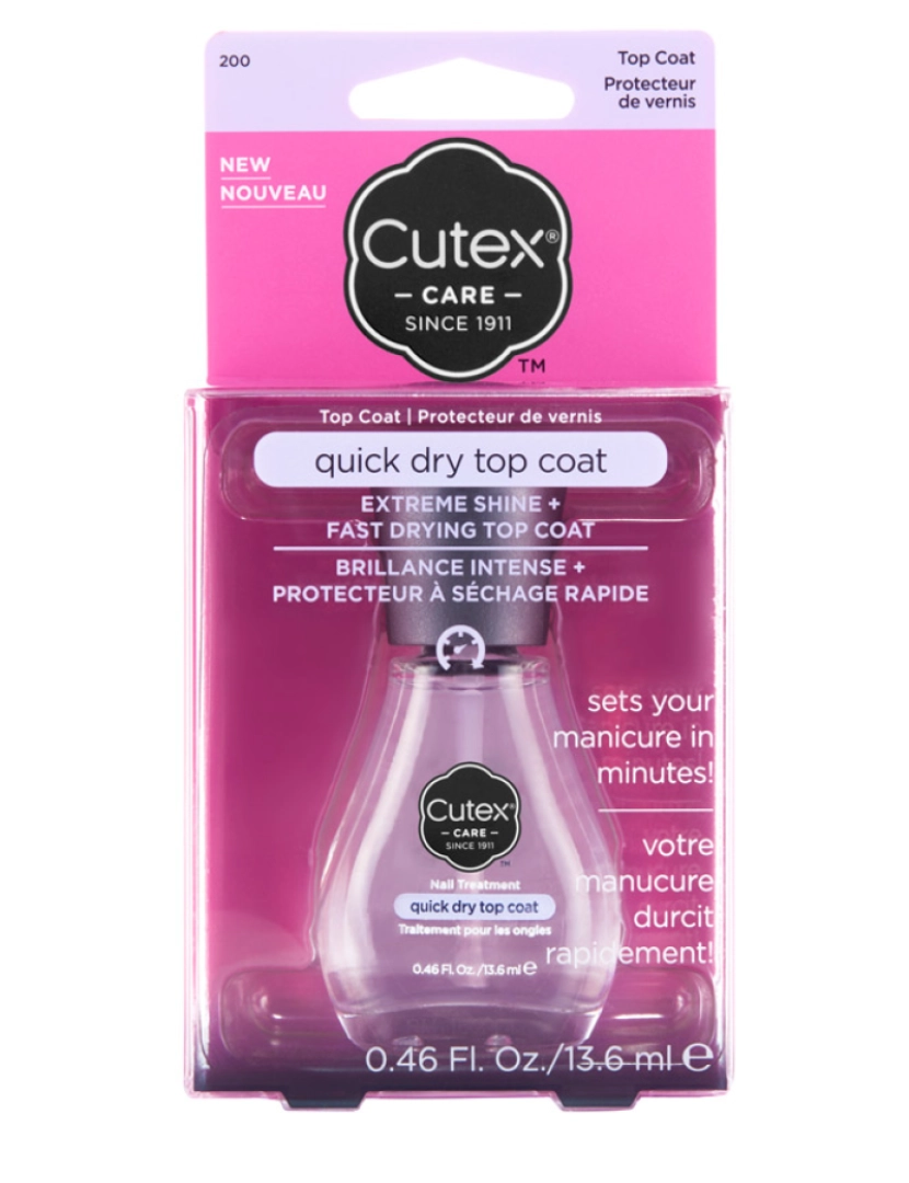 foto 1 de Top Coat Quick Dry Extreme Shine Cutex 13,6 ml
