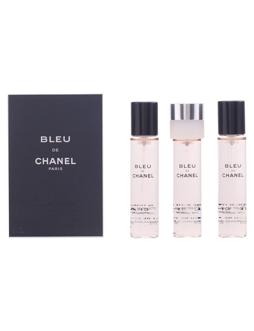 Chanel - Bleu Eau De Toilette Vaporizador Refil 3 X Chanel 20 ml