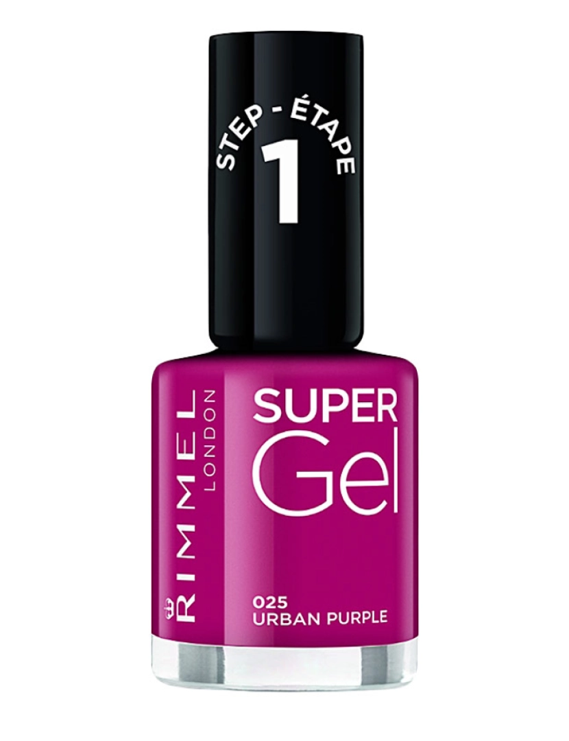 Rimmel London - Kate Super Gel Nail Polish #025-urban Purple 12 ml