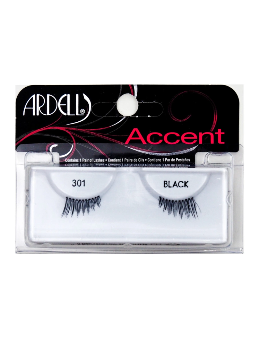 Ardell - Pestañas Accent #301-black Ardell