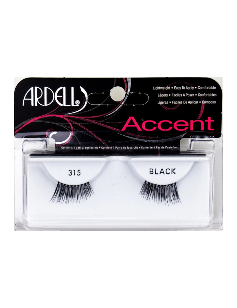 Ardell - Pestañas Accent #315-black 0.1 Gr Ardell