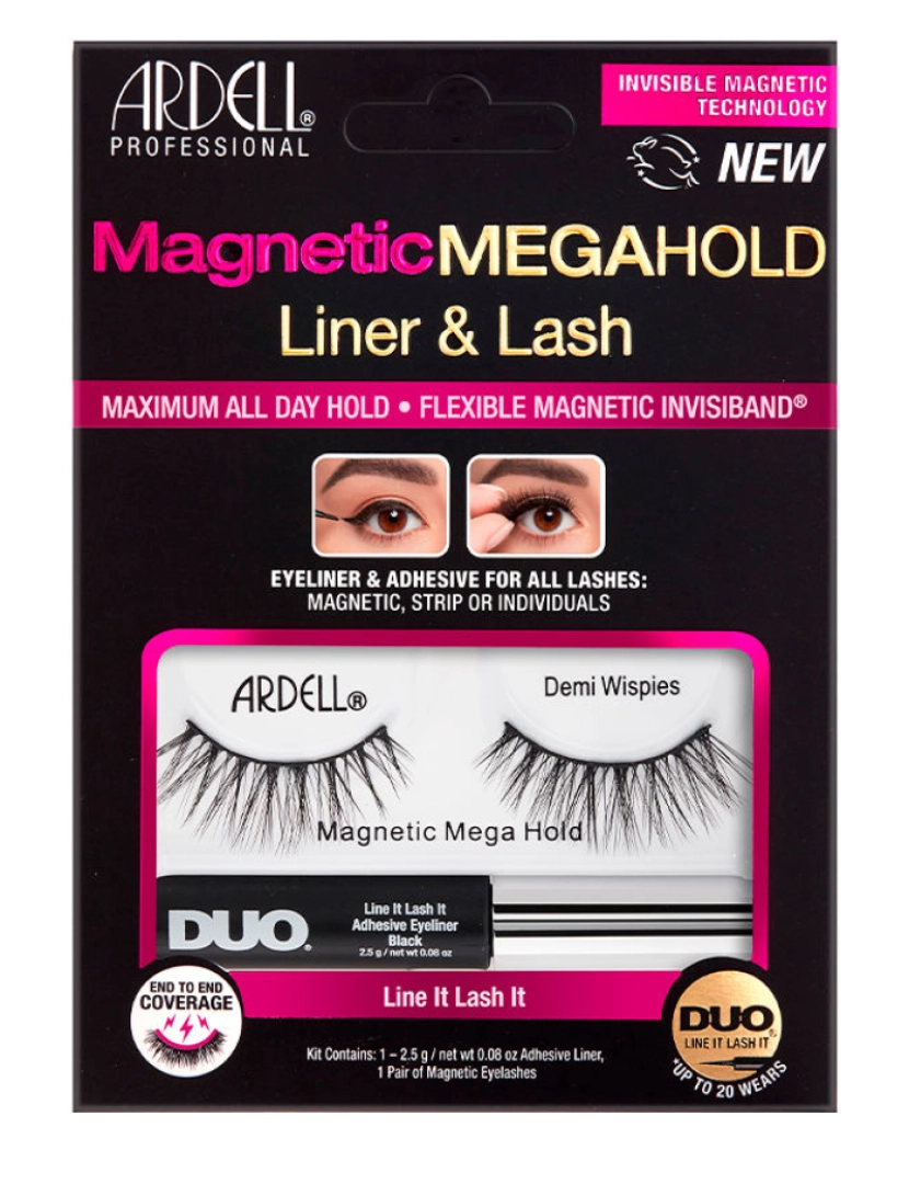 Ardell - Magnetic Megahold Liner & Lash Demi Wispies Ardell