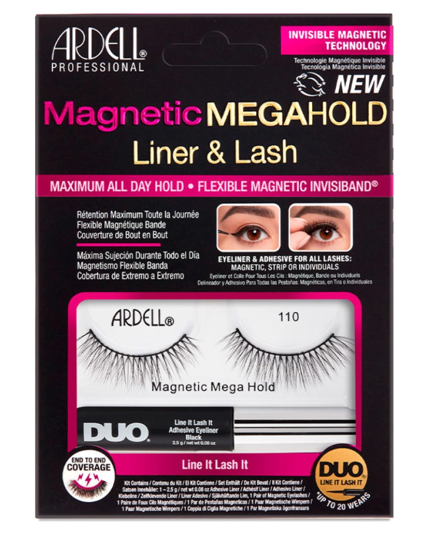 Ardell - Magnetic Megahold Liner & Lash #110 Ardell