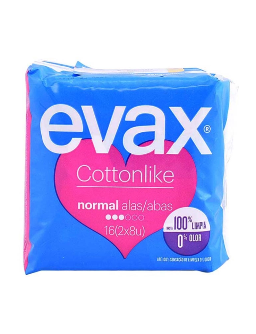 Evax - Pensos Normal Alas Cottonlike 16Uds