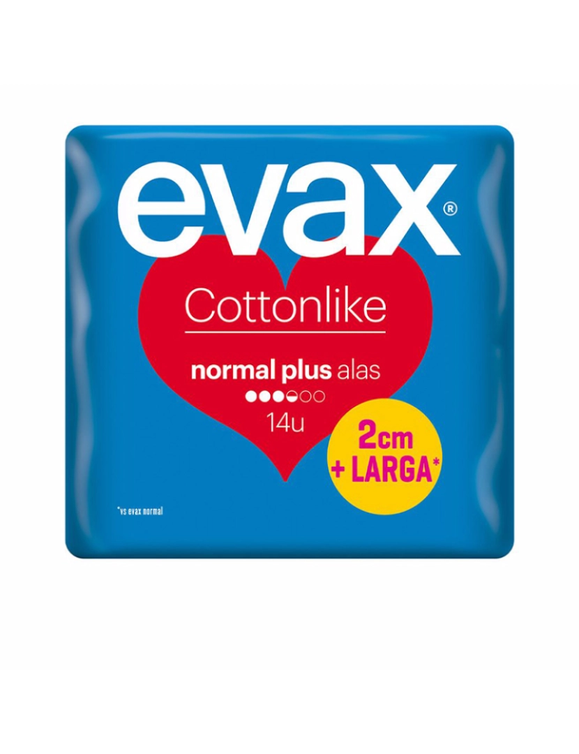 Evax - Pensos Normal Alas Plus Cottonline 14Uds