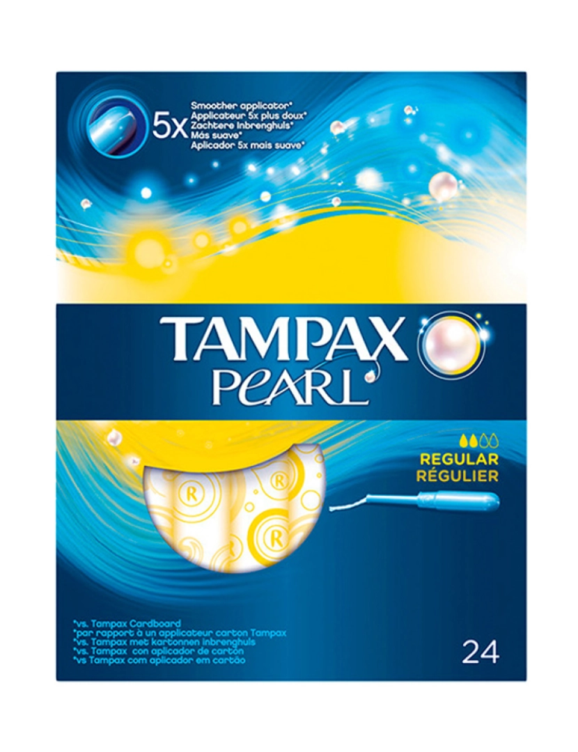 Tampax - Tampax Pearl Tampão Regular 24 Uds Tampax