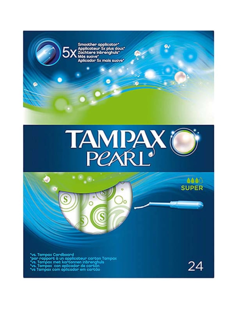 Tampax - Tampax Tampões Super Pearl 24Uds