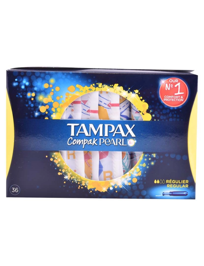 Tampax - Tampax Pearl Compak Tampões Regular 36 Uds
