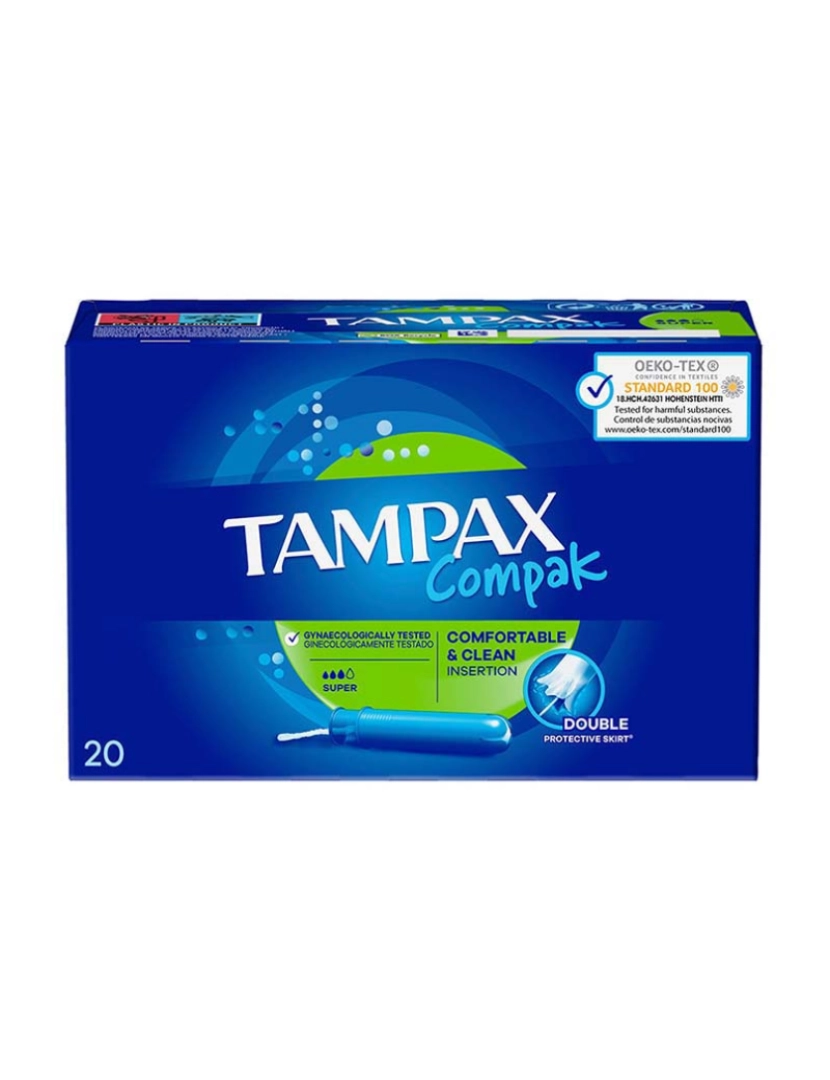 Tampax - Tampax Compak Tampões Super 20 U