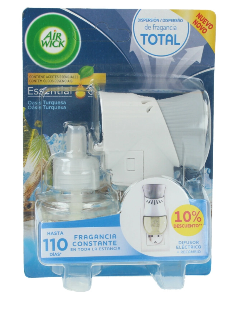 Air Wick - Air-wick Ambientador Electrico Completo #oasis Turquesa Air-wick 19 ml