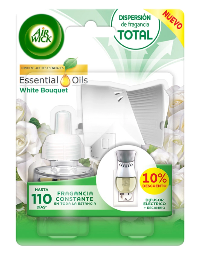 Air Wick - Air-wick Ambientador Electrico Completo #white Bouquet Air-wick 19 ml