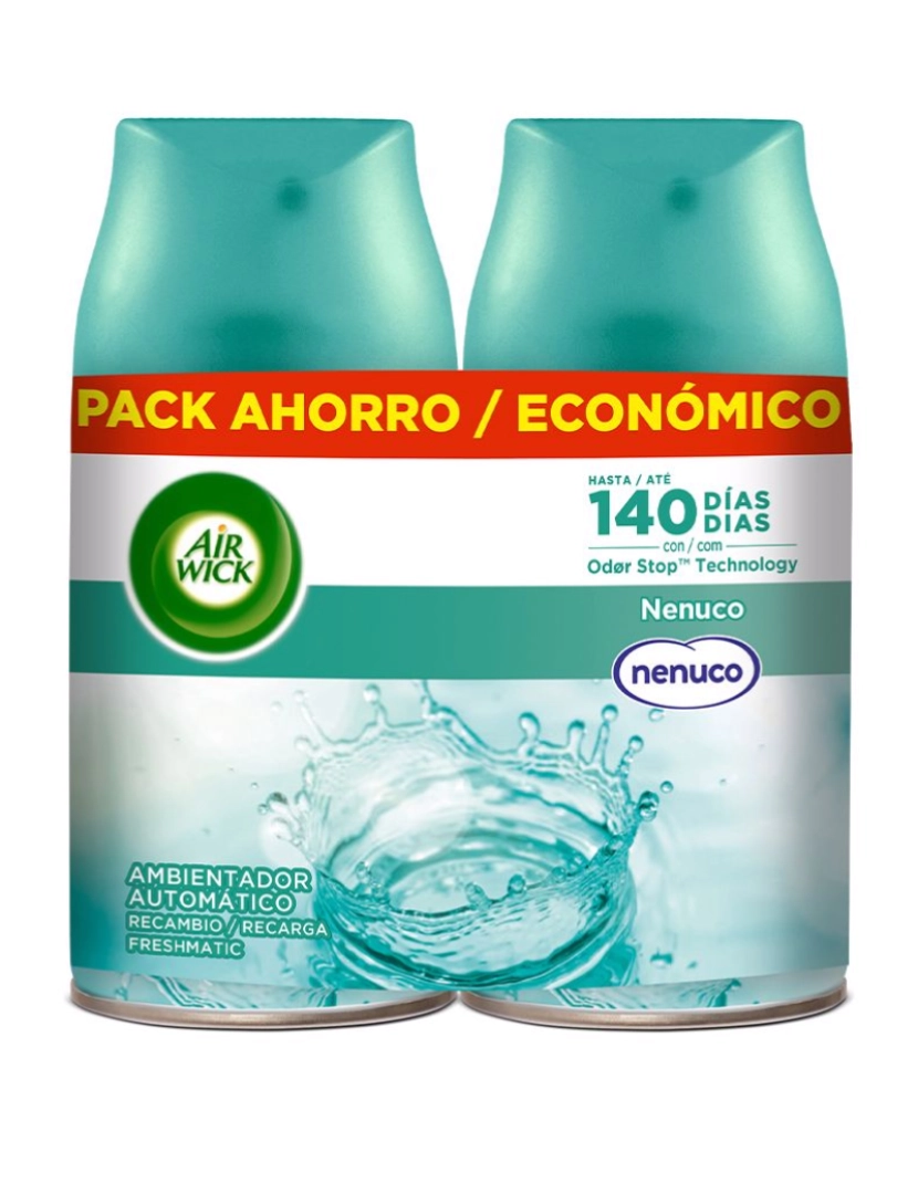 Air Wick - Freshmatic Ambientador Recambio #nenuco 2 X Air-wick 250 ml