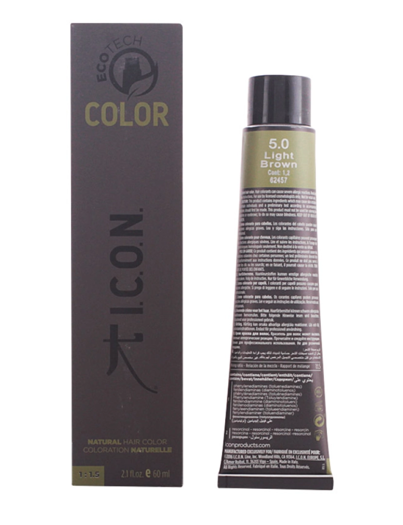 I.C.O.N. - Ecotech Color Natural Color #5.0 Light Brown 60 ml