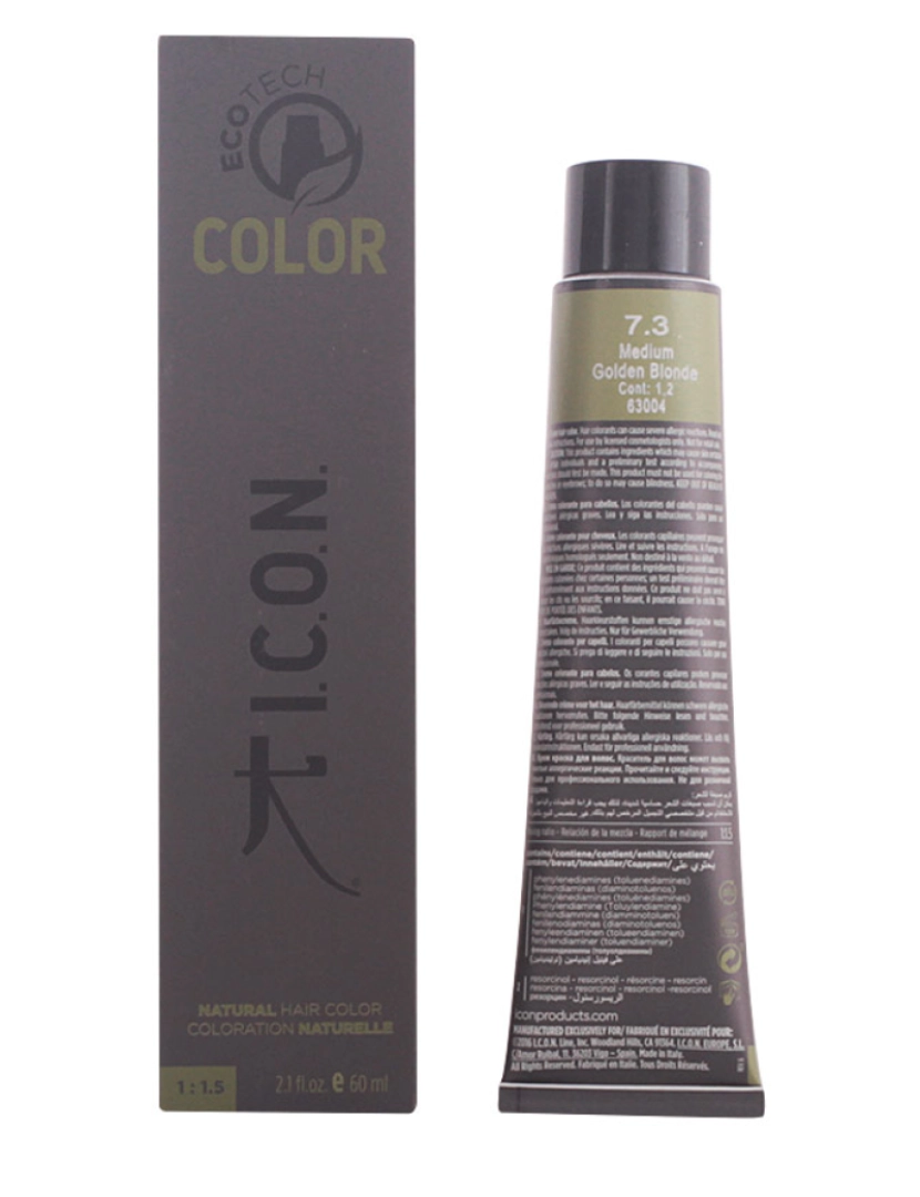 I.C.O.N. - Ecotech Color Natural Color #7.3 Medium Golden Blonde 60 ml