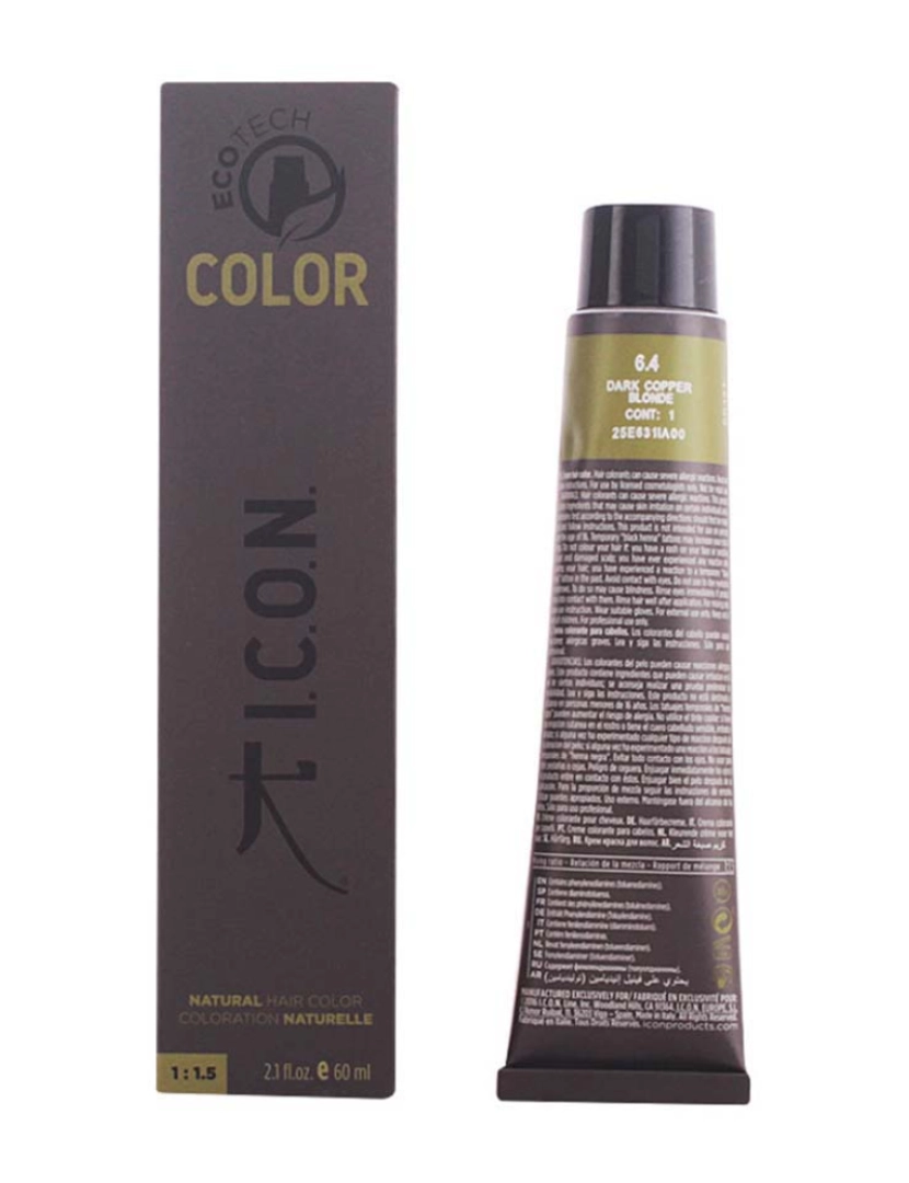 I.C.O.N. - Ecotech Color Natural Color #6.4 Dark Copper Blonde