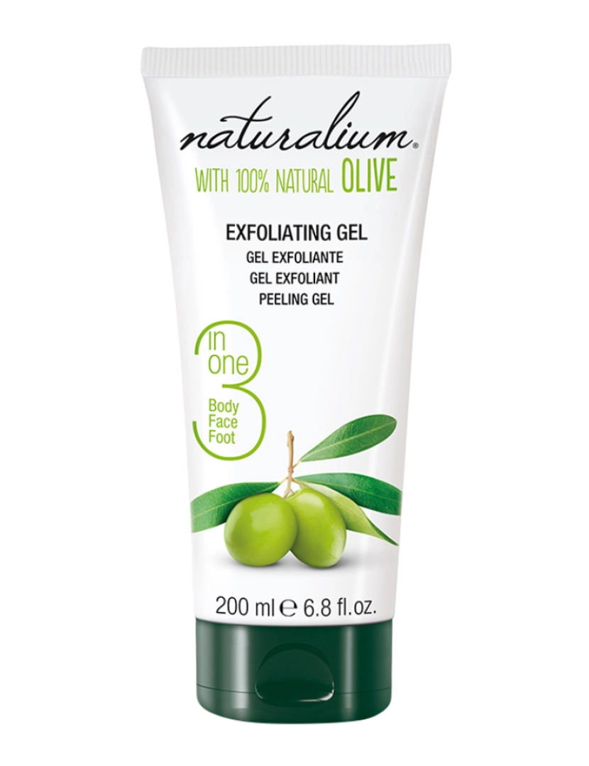 Naturalium - Gel Esfoliante 100% Oliva 200Ml 
