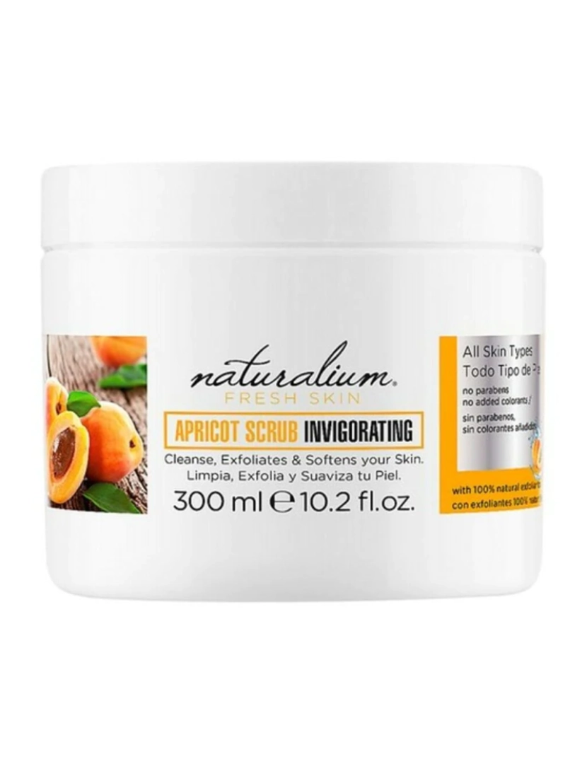 imagem de Apricot Scrub Invigorating Naturalium 300 ml1
