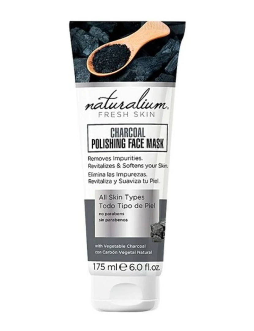 imagem de Carbon Polishing Face Mask Naturalium 175 ml1