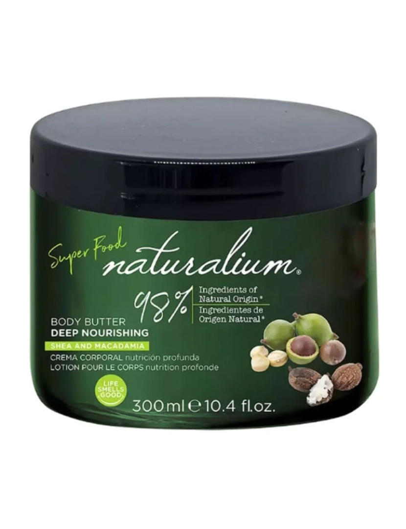 Naturalium - Super Food Macadamia Manteiga Corporal 300 Ml