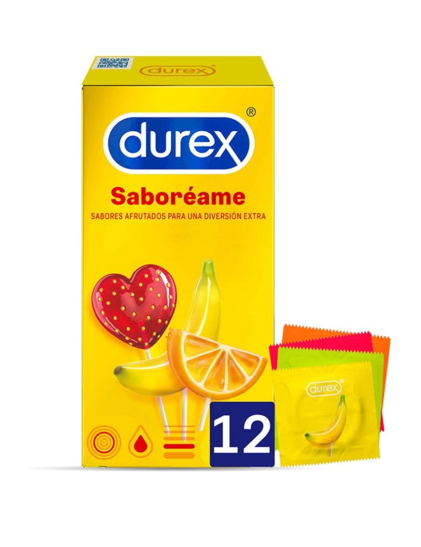 Durex - Taste Me Fruits Preservativos 12 Unidades