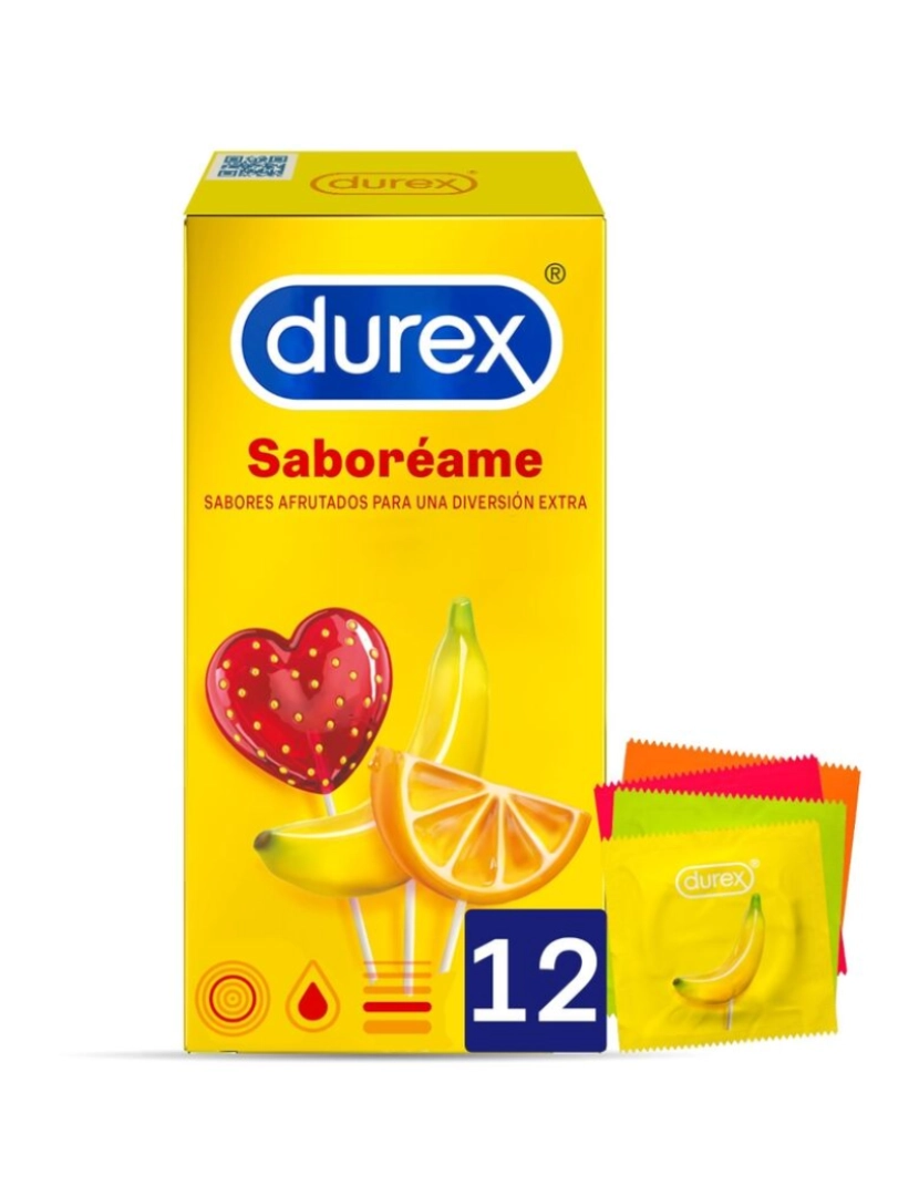 Durex - Taste Me Fruits Preservativos 12 Unidades
