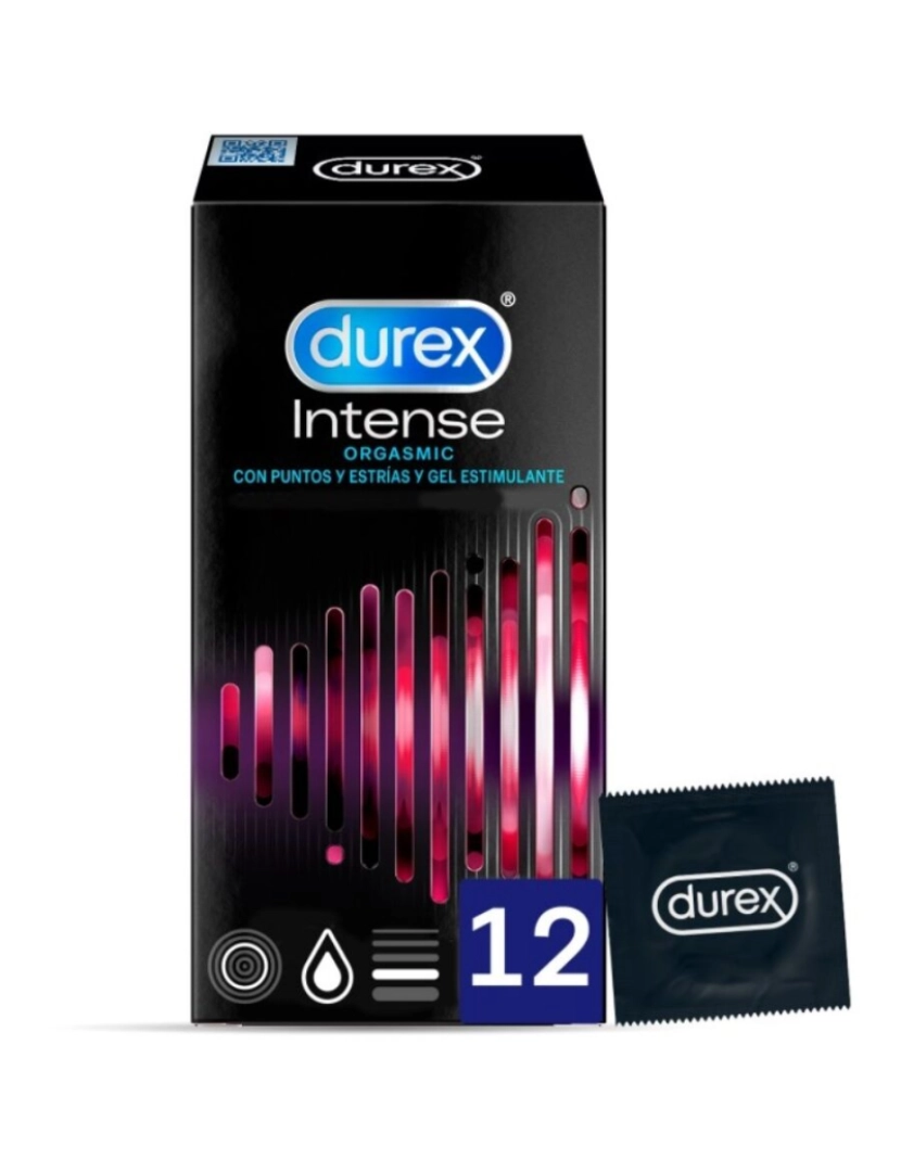 Durex - Preservativos Intense Orgasmic 12 Unidades