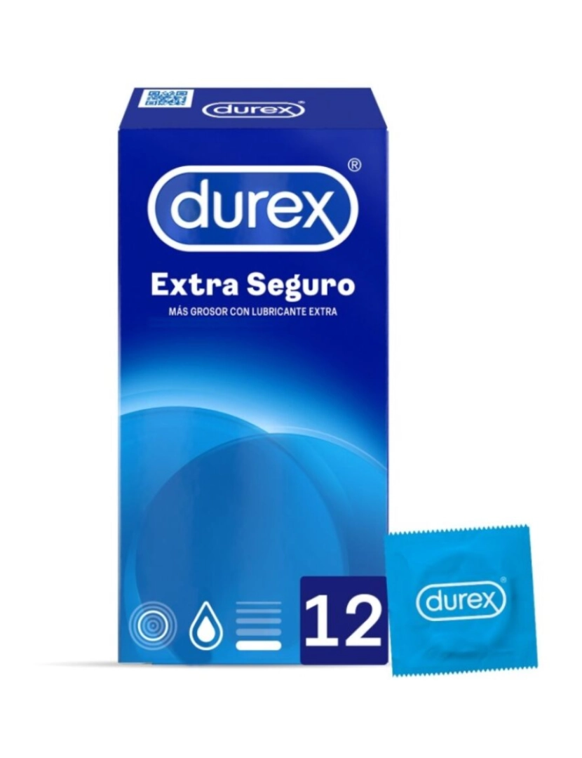 Durex - Preservativos Extra Seguros 12 Unidades