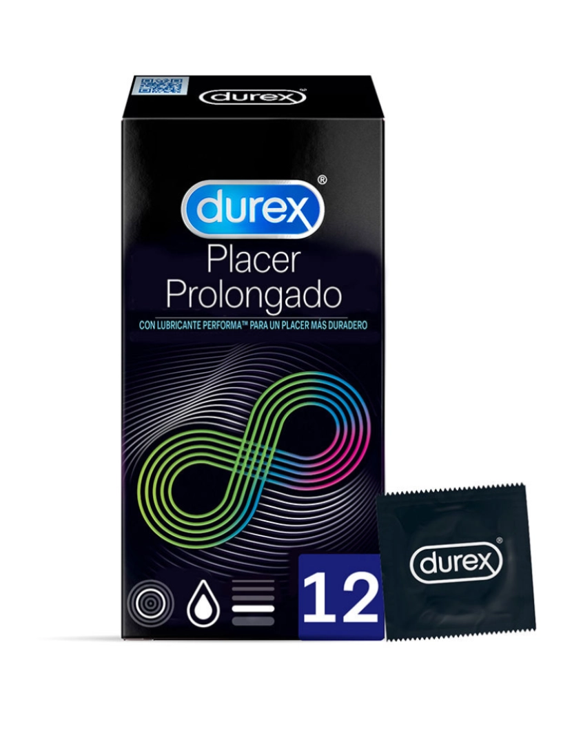 Durex - Preservativos De Prazer Prolongado 12 Unidades