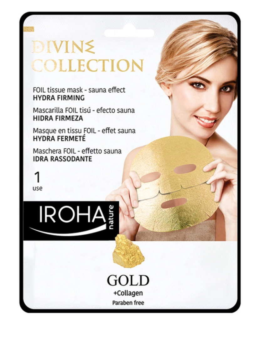 Iroha - Gold Tissue Hydra-firming Face Mask Iroha se