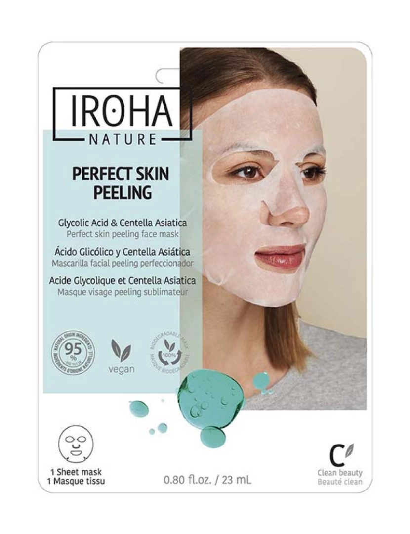 Iroha - Perfect Skin Peeling Ácido Glicólico E Cetelha Asiatica 23 Ml