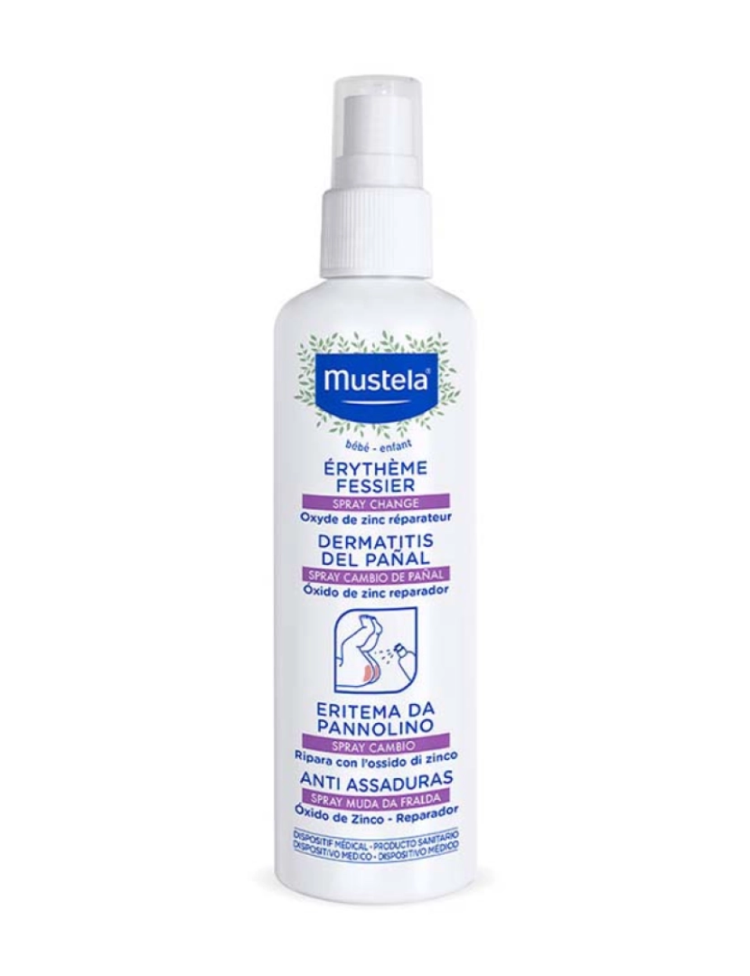foto 1 de Spray para troca de fraldas para bebês e crianças (produto higiênico) 75 ml