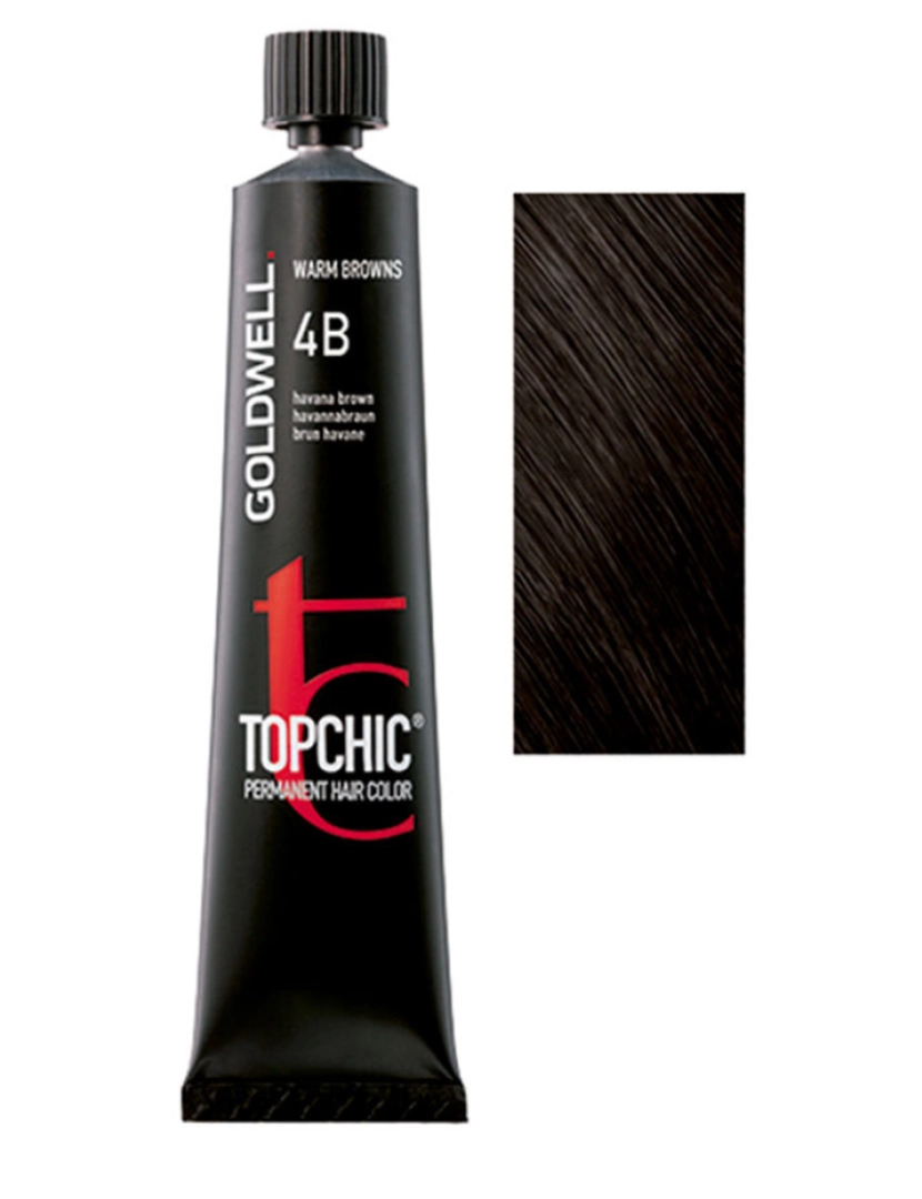 imagem de Topchic Permanent Hair Color #4b Goldwell 60 ml1