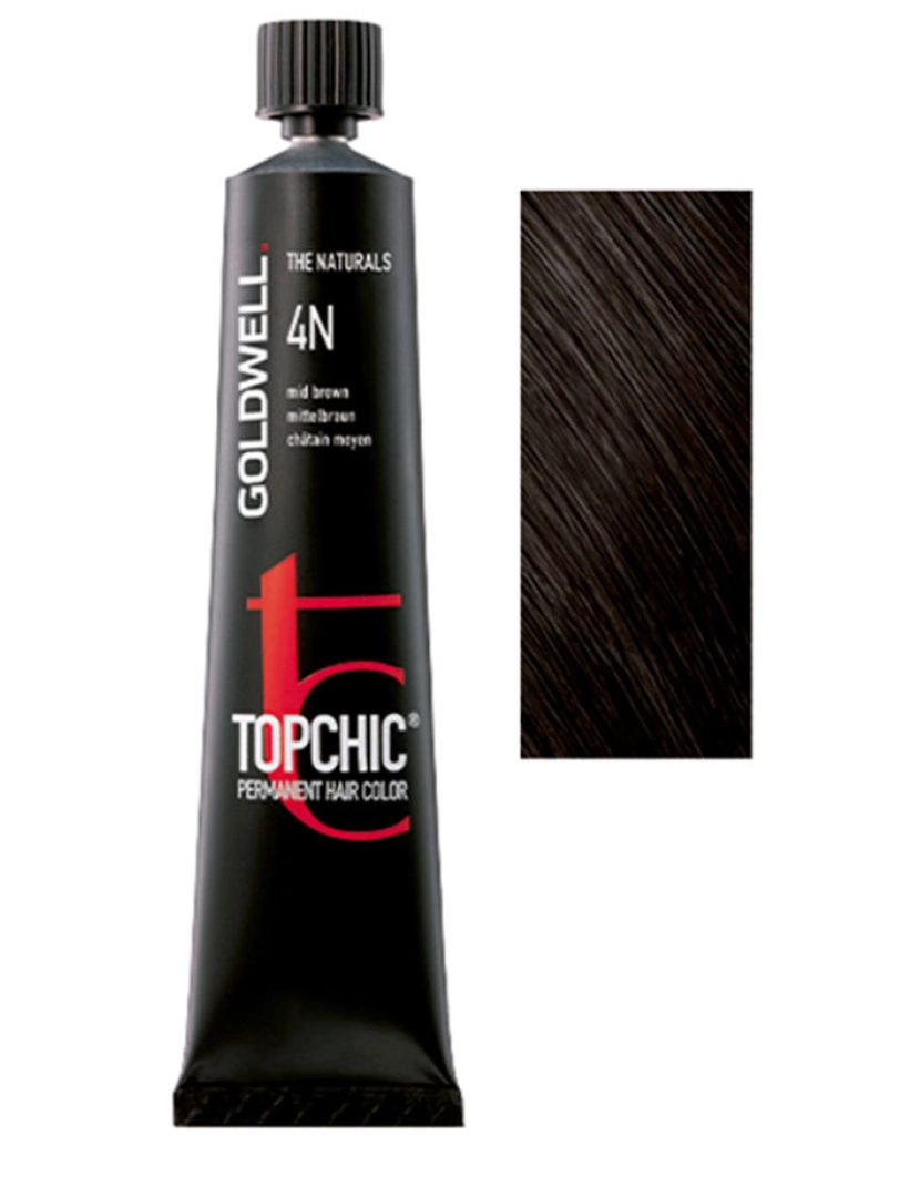 imagem de Topchic Permanent Hair Color #4n Goldwell 60 ml1