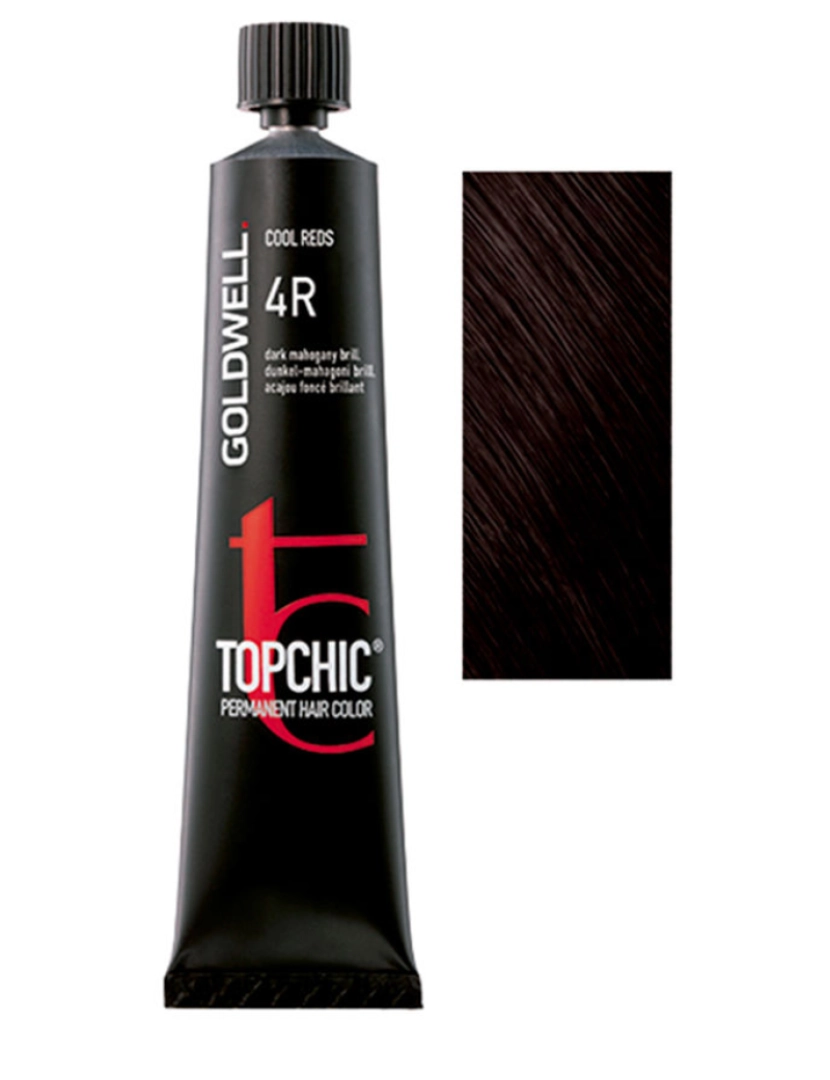 imagem de Topchic Permanent Hair Color #4r Goldwell 60 ml1