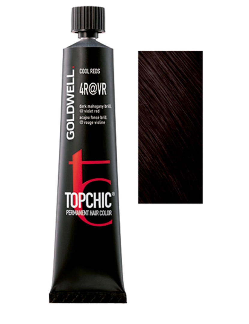 imagem de Topchic Permanent Hair Color #4r@vr Goldwell 60 ml1
