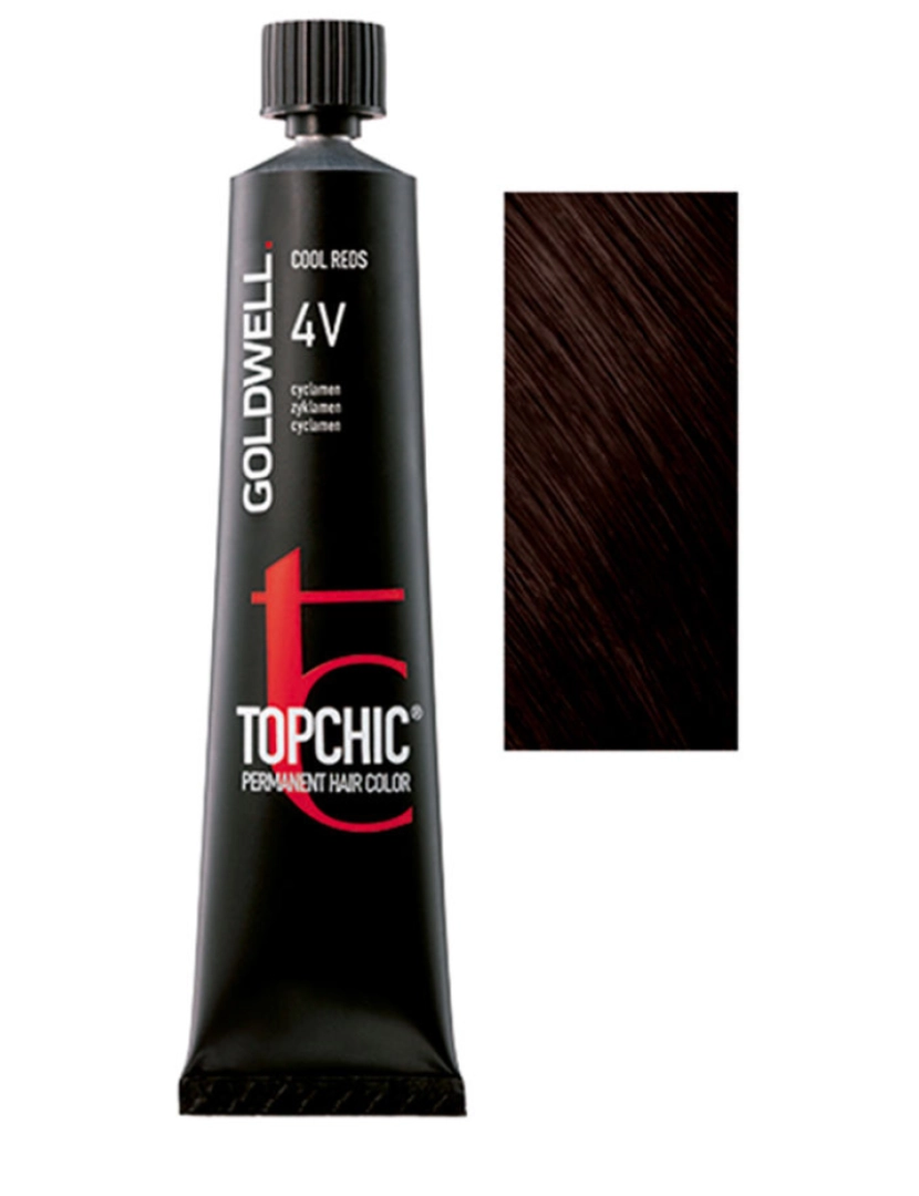 imagem de Topchic Permanent Hair Color #4v Goldwell 60 ml1