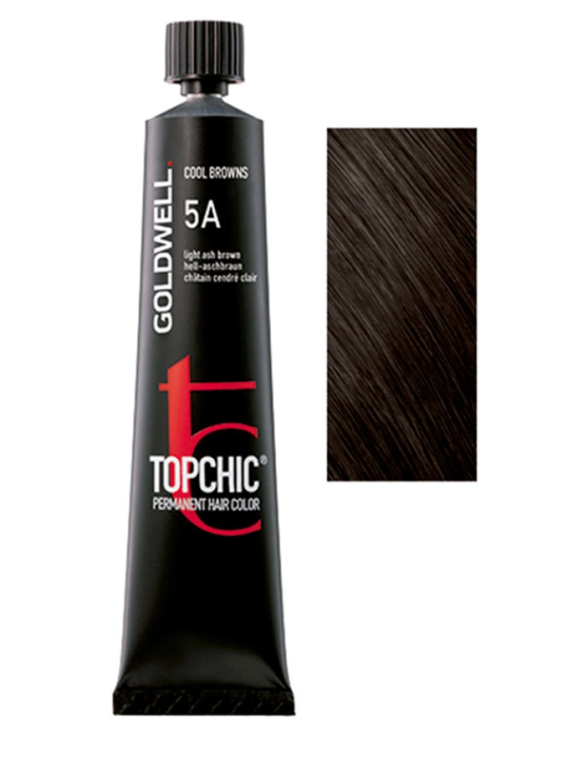 imagem de Topchic Permanent Hair Color #5a Goldwell 60 ml1