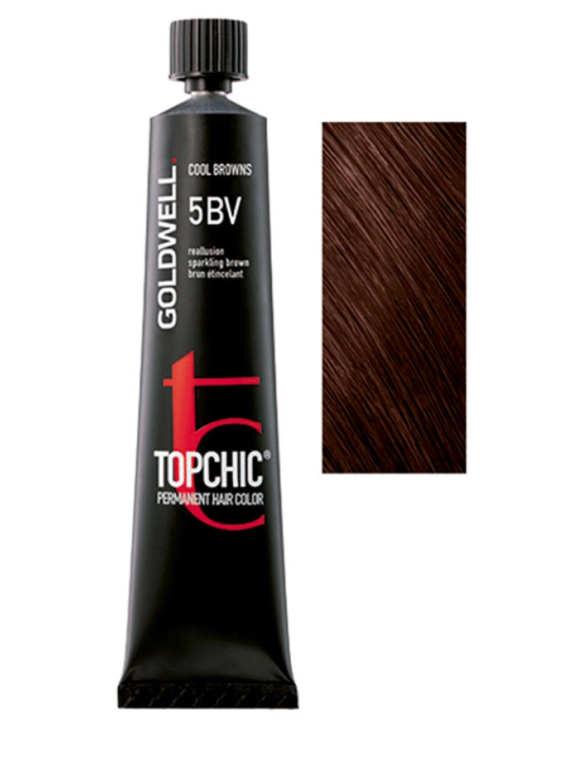imagem de Topchic Permanent Hair Color #5bv Goldwell 60 ml1