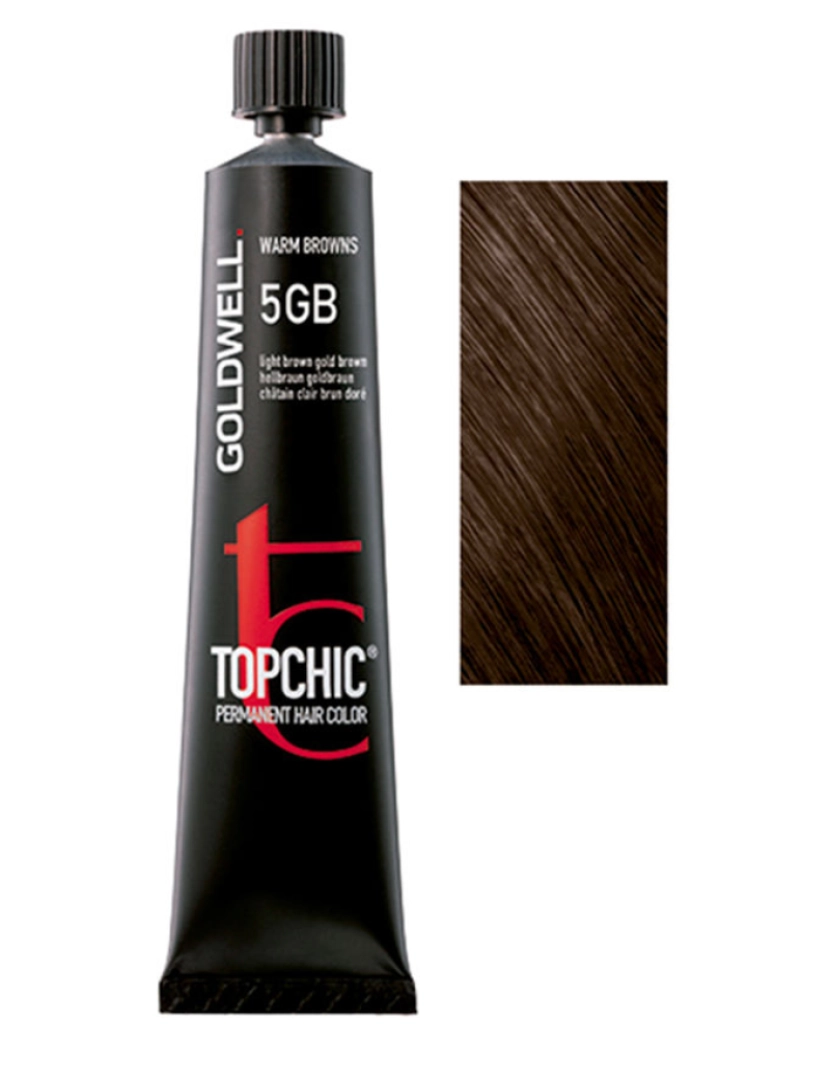 foto 1 de Topchic Permanent Hair Color #5gb Goldwell 60 ml