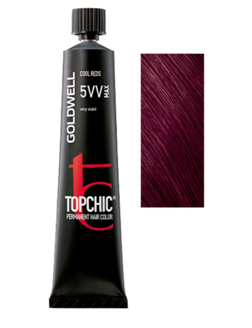 imagem de Topchic Permanent Hair Color #5vv Goldwell 60 ml1