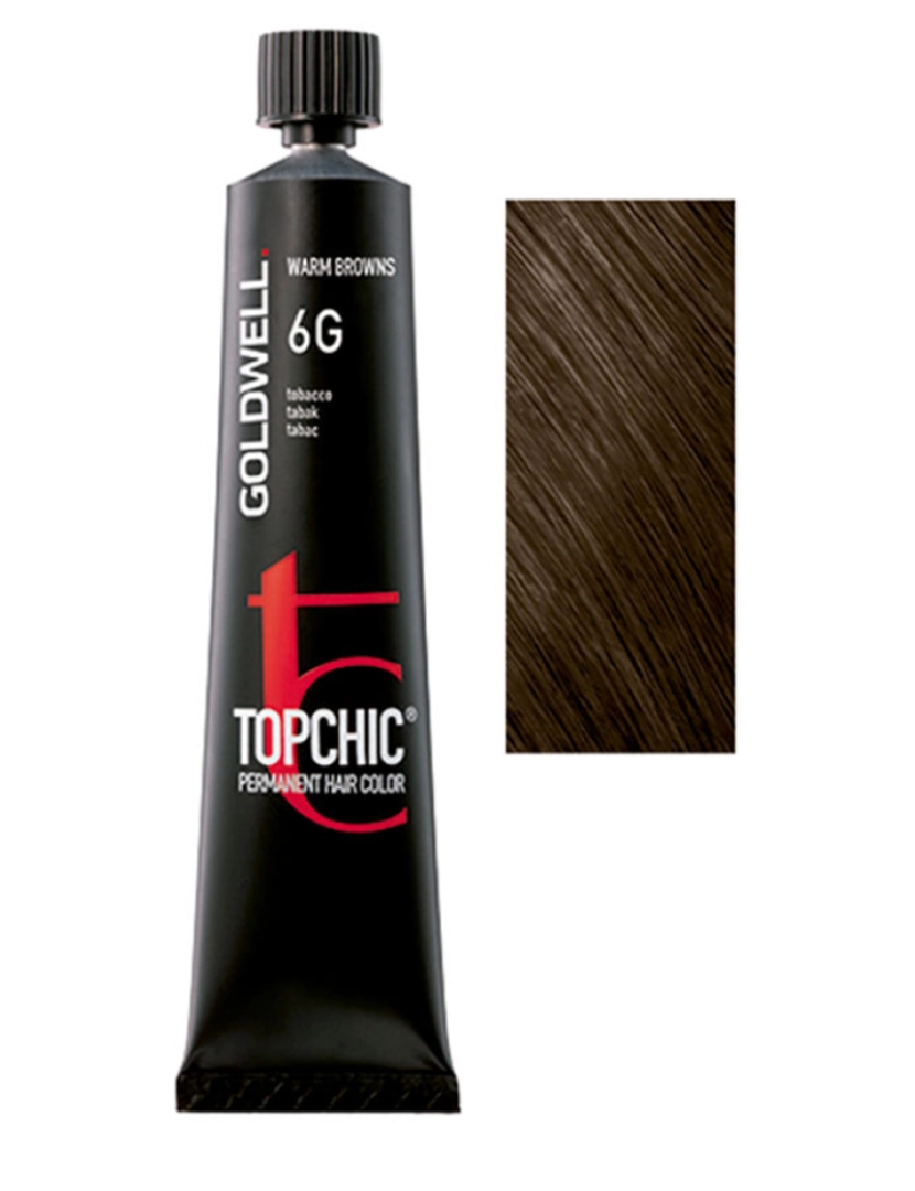 imagem de Topchic Permanent Hair Color #6g Goldwell 60 ml1