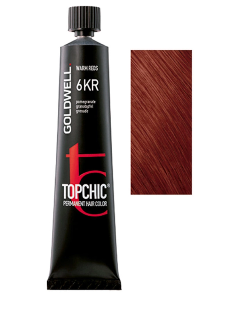 imagem de Topchic Permanent Hair Color #6kr Goldwell 60 ml1